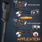 Nirider 12V Fog Light Wiring Harness Kit