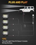 NAOEVO 4" 240W LED Pod Light Set
