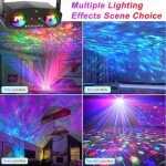 Sound Activated Disco Ball Party Light with Remote