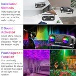 Sound Activated Disco Ball Party Light with Remote