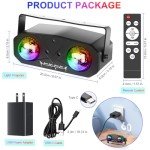 Sound Activated Disco Ball Party Light with Remote