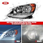 Honda Odyssey Headlight Assembly 2005-2007 - Black Pair