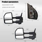 Heated Right Side Towing Mirror for Ford Super Duty