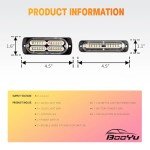 8-Piece LED Emergency Strobe Lights Set