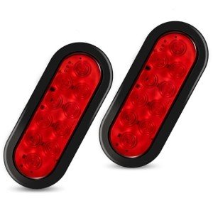 RUNHWEE LED Trailer Light Kit - 2 Oval Lights