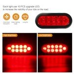 RUNHWEE LED Trailer Light Kit - 2 Oval Lights