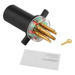 7-Way Round Pin Light Tester for Trailers