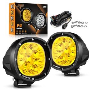 Auxbeam 4" Amber LED Fog Lights for Off-Road