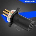 7-Way Round Pin Light Tester for Trailers