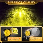Auxbeam 4" Amber LED Fog Lights for Off-Road