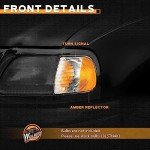 WEELMOTO Driver Side Turn Signal Light for Ford