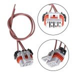 Waltyotur Truck Headlight Turn Signal Wiring Harness Set