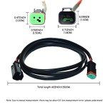 60-Inch Waterproof Extension Harness for LED Lights