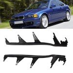 Flexible Rubber Headlight Cover Gasket Pair for E46