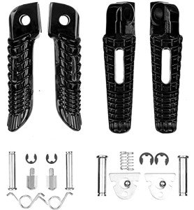 Black Front and Rear Foot Pegs for Suzuki GSXR