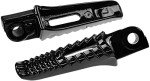 Black Front and Rear Foot Pegs for Suzuki GSXR