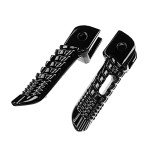 Black Front and Rear Foot Pegs for Suzuki GSXR