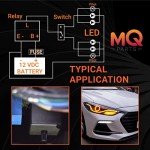 2-Pack Adjustable LED Flasher Relay for Cars
