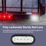 RUNHWEE LED Trailer Light Kit - 2 Oval Lights