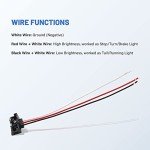 8PCS 3 Pin Trailer Light Connector Harness Set