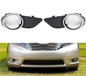 Toyota Sienna Front Bumper Fog Light Covers - 2 Pack