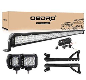OEDRO 52-Inch LED Light Bar & Spot Lights