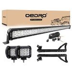 OEDRO 52-Inch LED Light Bar & Spot Lights