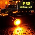 60-Pack Mini LED Trailer Marker Lights (Amber/Red)
