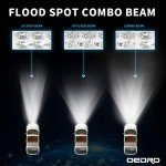 OEDRO 52-Inch LED Light Bar & Spot Lights