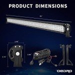 OEDRO 52-Inch LED Light Bar & Spot Lights