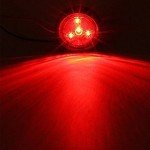 LED Trailer Marker Lights - 4 Pack, Amber & Red