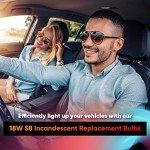 Lumenivo 18W Backup Light Bulb - 2 Pack
