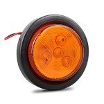LED Trailer Marker Lights - 4 Pack, Amber & Red