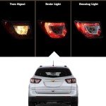 KAMDKI Tail Lights for 2013-2017 Chevy Traverse