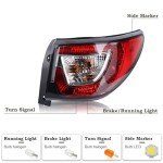 KAMDKI Tail Lights for 2013-2017 Chevy Traverse