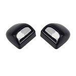 HERCOO Rear Bumper License Lamp Lens Set