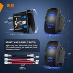 Nilight 2-Pack LED Light Bar Rocker Switches