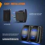 Nilight 2-Pack LED Light Bar Rocker Switches