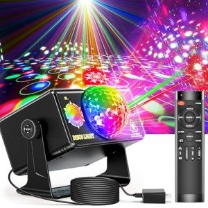 Sound Activated RGB DJ Disco Party Lights