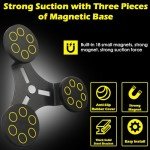 Heavy-Duty Magnetic Light Bar Mounts - 2 Pack