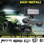Heavy-Duty Magnetic Light Bar Mounts - 2 Pack