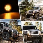 Jeep Wrangler JK LED Turn Signal Lights - Smoke Lens