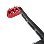 Hopider Motorcycle Gear Shifter Peg - Anti-Skid Red