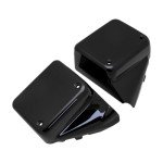 Honda Shadow VT750 Battery Fairing Covers - Glossy Black