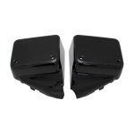 Honda Shadow VT750 Battery Fairing Covers - Glossy Black