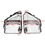 Honda Shadow VT750 Battery Fairing Covers - Glossy Black