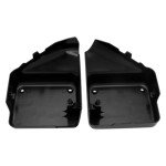 Honda Shadow VT750 Battery Fairing Covers - Glossy Black