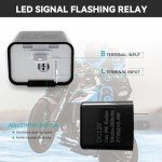 Adjustable 12V LED Flasher Relay for Cars & Bikes