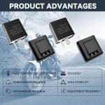Adjustable 12V LED Flasher Relay for Cars & Bikes