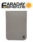 White PU Leather RFID Signal Blocker Phone Case